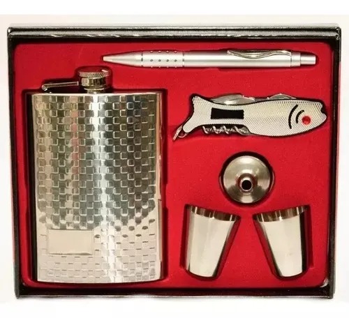 Miniatura 4 de Licorera Whiskera 8 Oz Acero Inoxidable